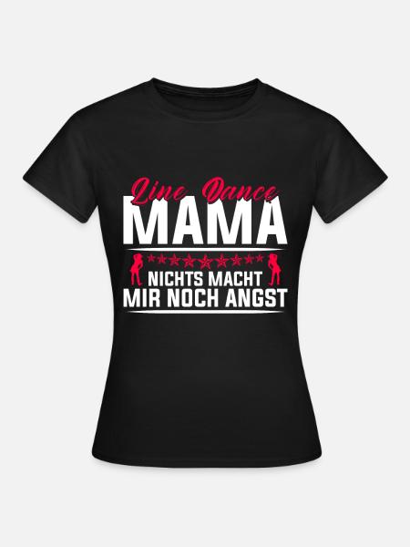 Linedance Line Dance Tanzgruppe Geschenk - Frauen T-Shirt - Schwarz