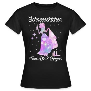 Schneesektchen Junggesellinnen Hochzeit JGA Party - Frauen T-Shirt - Schwarz - Vorne - AI Model Female 172 dark (172cm)