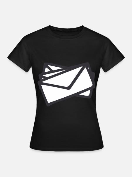 Briefe - Frauen T-Shirt - Schwarz