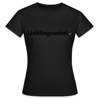 Préféré petit-fils meilleur petit-fils du monde disant cadeau - T-shirt Femme - noir - Devant - AI Model Female 172 dark (172cm)