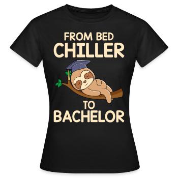 Du refroidisseur de lit au Bachelor 2023 - T-shirt Femme - noir - Devant - AI Model Female 172 dark (172cm)