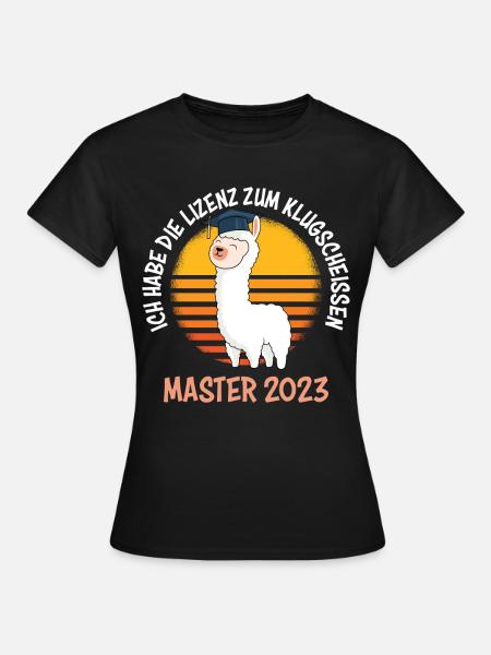 Master Abschluss 2023 Master - Frauen T-Shirt - Schwarz
