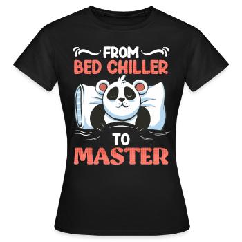Du refroidisseur de lit au Master 2023 - T-shirt Femme - noir - Devant - AI Model Female 172 dark (172cm)