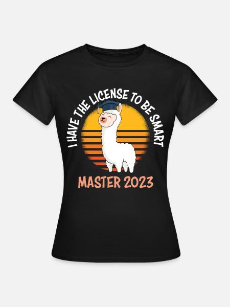 Master Abschluss 2023 Master - Frauen T-Shirt - Schwarz