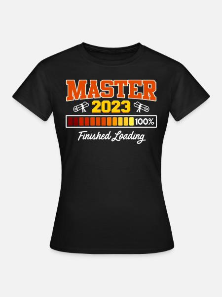 Masterabschluss 2023 Master Abschluss - Frauen T-Shirt - Schwarz