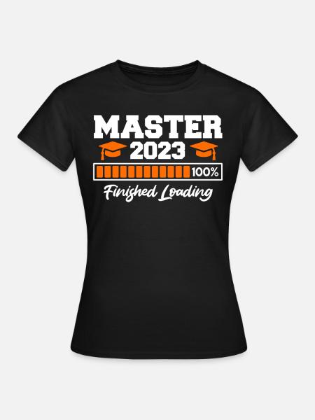 Masterabschluss 2023 Master Abschluss - Frauen T-Shirt - Schwarz