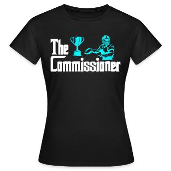 Commissaire du football Fantasy - T-shirt Femme - noir - Devant - AI Model Female 172 dark (172cm)