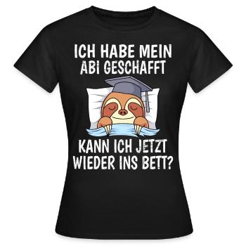 Abitur 2023 Abiturient - Frauen T-Shirt - Schwarz - Vorne - AI Model Female 172 dark (172cm)