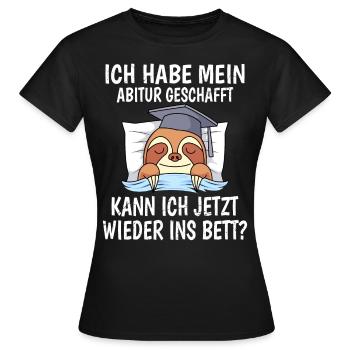 Abitur 2023 Abiturient - Frauen T-Shirt - Schwarz - Vorne - AI Model Female 172 dark (172cm)