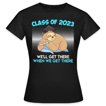 Maturité 2023 promotion 2023 - T-shirt Femme - noir - Devant - AI Model Female 172 dark (172cm)