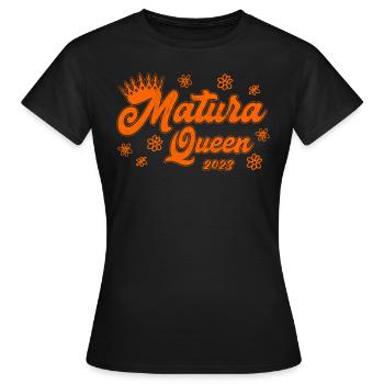 Matura Queen 2023 Maturité - T-shirt Femme - noir - Devant - AI Model Female 172 dark (172cm)