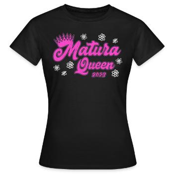 Matura Queen 2023 Maturité - T-shirt Femme - noir - Devant - AI Model Female 172 dark (172cm)