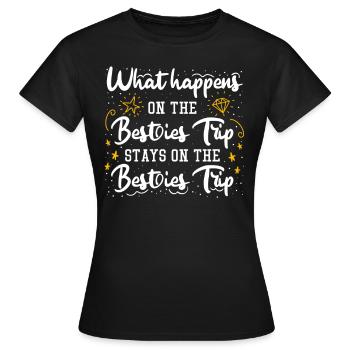 Beasties Trip Vacances avec des amis Spring Break - T-shirt Femme - noir - Devant - AI Model Female 172 dark (172cm)