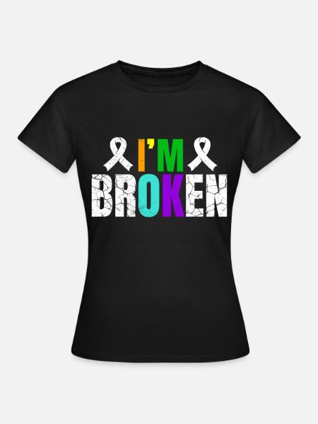 Mentale Gesundheit I´m Ok Selbstachtung Awareness - T-shirt dam - svart