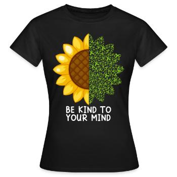Mentale Health Matters Awareness Mentale - T-shirt Femme - noir - Devant - AI Model Female 172 dark (172cm)