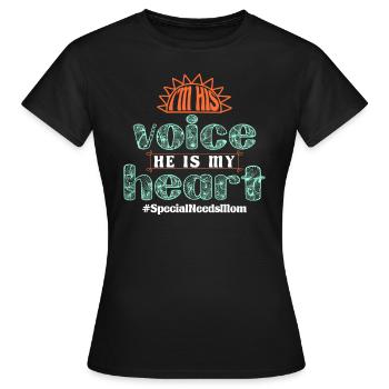 Inklusion Awareness Vielfalt handicap - Frauen T-Shirt - Schwarz - Vorne - AI Model Female 172 dark (172cm)