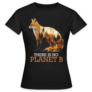 Il n’y a pas d’espèce menacée de la planète B - T-shirt Femme - noir - Devant - AI Model Female 172 dark (172cm)