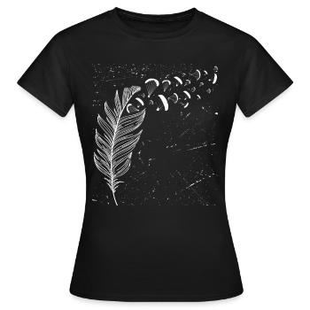 Parapente Vol Pissenlit Pilotes de Parapente - T-shirt Femme - noir - Devant - AI Model Female 172 dark (172cm)