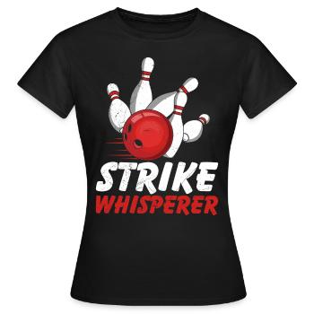 Strike Whisperer Bowler Bowler - T-shirt Femme - noir - Devant - AI Model Female 172 dark (172cm)