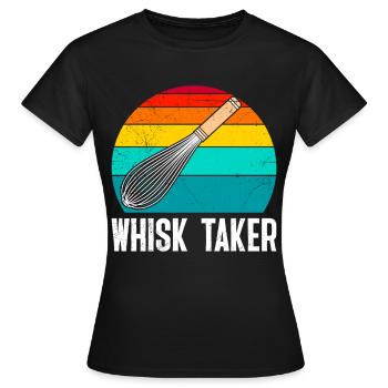 Bäcker Whisk Taker Schneebesen Backliebhaber - Frauen T-Shirt - Schwarz - Vorne - AI Model Female 172 dark (172cm)
