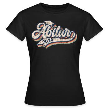 ABI 2024 Abitur Abitur School Leaving Certificate - Women's T-Shirt - black - Front - AI Model Female 172 dark (172cm)