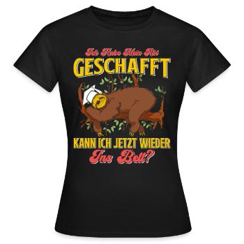 Abiturient Habe Mein Abi Geschafft Abschluss - Frauen T-Shirt - Schwarz - Vorne - AI Model Female 172 dark (172cm)