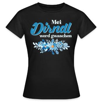 Dirndl Tenue de Remplacement MEI DIRNDL WERD GWASCH - T-shirt Femme - noir - Devant - AI Model Female 172 dark (172cm)