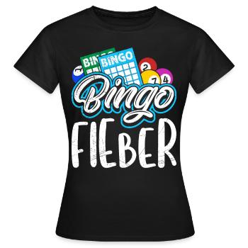 BINGO PALS Joueurs de bingo Fun Bingo - T-shirt Femme - noir - Devant - AI Model Female 172 dark (172cm)