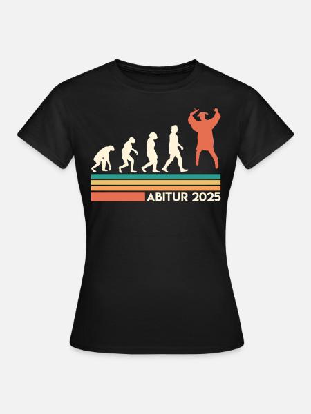 ABITUR 2025 ABI Abiturienten Lustiges Abi - Frauen T-Shirt - Schwarz