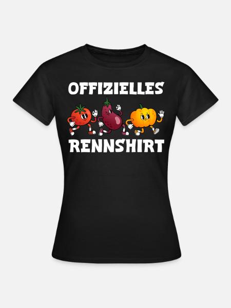 Läufer OFFIZIELLES RENNSHIRT Laufen Lustiges - Frauen T-Shirt - Schwarz