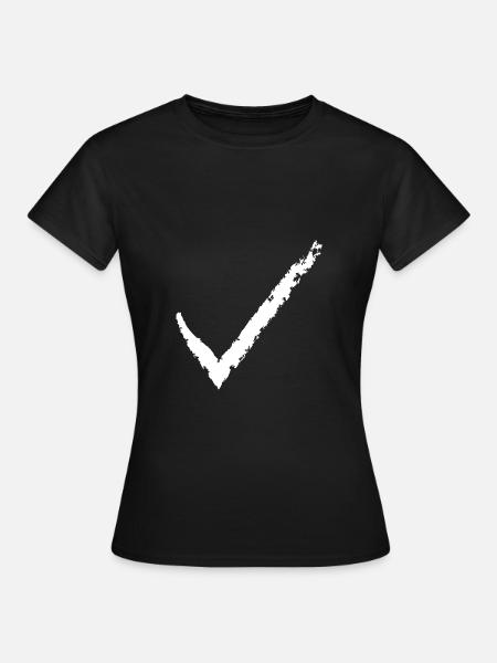 Häkchen - Frauen T-Shirt - Schwarz