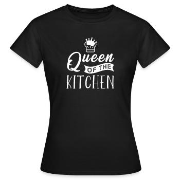 Queen of the Kitchen - Women's T-Shirt - black - Front - AI Model Female 172 dark (172cm)
