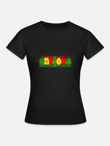 One Love - T-shirt Femme - noir