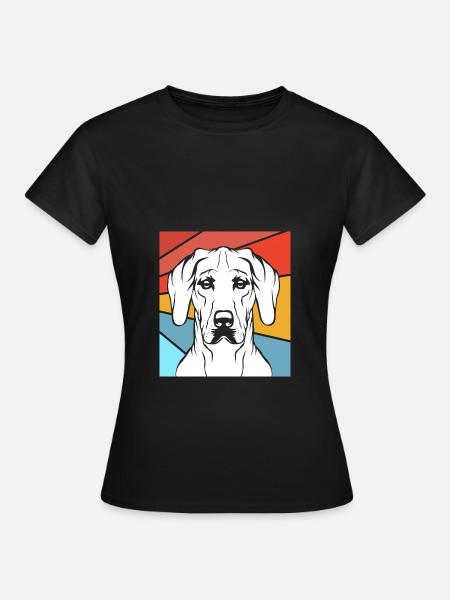 Rhodesian Ridgeback - Frauen T-Shirt - Schwarz