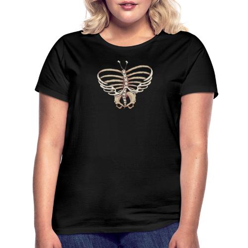 Sommerfugl skelet - Dame-T-shirt