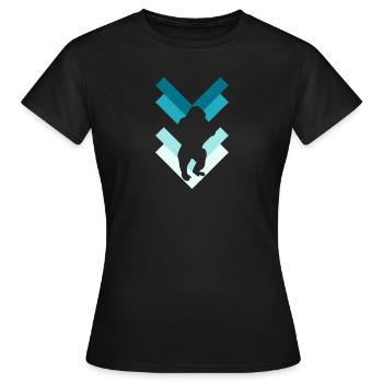 Chimpanzé gorille - T-shirt Femme - noir - Devant - AI Model Female 172 dark (172cm)