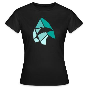 Delfine - T-shirt Femme - noir - Devant - AI Model Female 172 dark (172cm)
