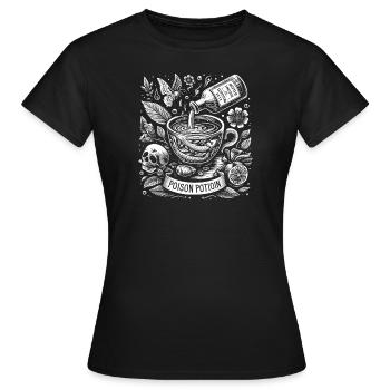 Poison Vial 3 - Women's T-Shirt - black - Front - AI Model Female 172 dark (172cm)