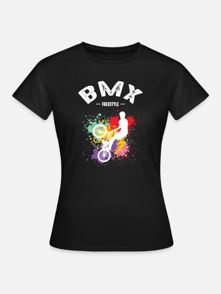 BMX - Frauen T-Shirt - Schwarz