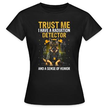 Kernenergie Spruch für Kernenergie - Frauen T-Shirt - Schwarz - Vorne - AI Model Female 172 dark (172cm)
