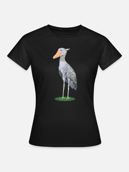 Steffen, Schuhschnabel - Frauen T-Shirt - Schwarz