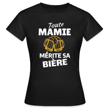 Humour et Fête de la Bière - Frauen T-Shirt - Schwarz - Vorne - AI Model Female 172 dark (172cm)