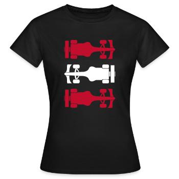 Formule Austria Formel Racing Österreich - T-shirt Femme - noir - Devant - AI Model Female 172 dark (172cm)