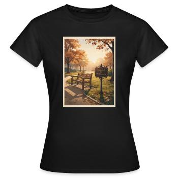 Reserved_for_Daydreaming - T-shirt Femme - noir - Devant - AI Model Female 172 dark (172cm)