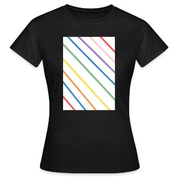 Creativity-Time - Frauen T-Shirt - Schwarz - Vorne - AI Model Female 172 dark (172cm)