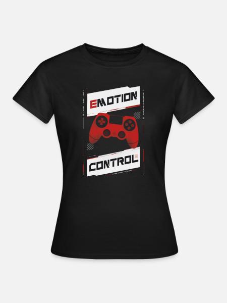 eMOTION CONTROL - Frauen T-Shirt - Schwarz