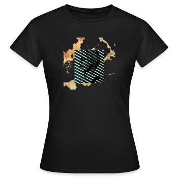Griechisches Design - Frauen T-Shirt - Schwarz - Vorne - AI Model Female 172 dark (172cm)
