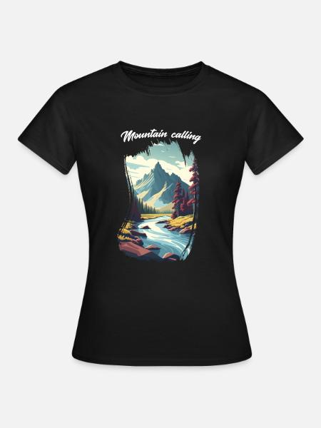 Berg ruft 12 - Frauen T-Shirt - Schwarz