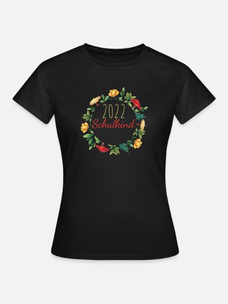 2022 Schulkind Einschulung Schulstart - Frauen T-Shirt - Schwarz