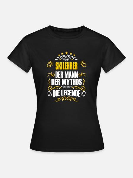 SKILEHRER - Frauen T-Shirt - Schwarz